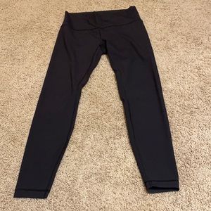 Lululemon black leggings size 12
